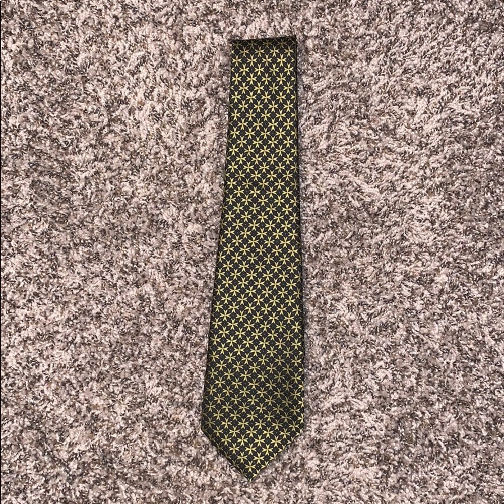 [KNIGHTS OF MALTA] Black with Gold Crosses Tie